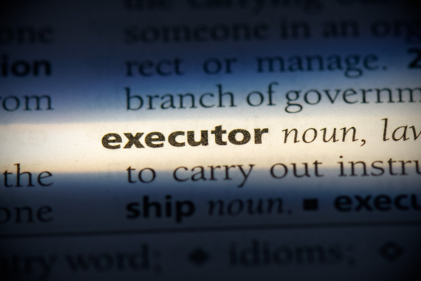 Definition of the word "executor"